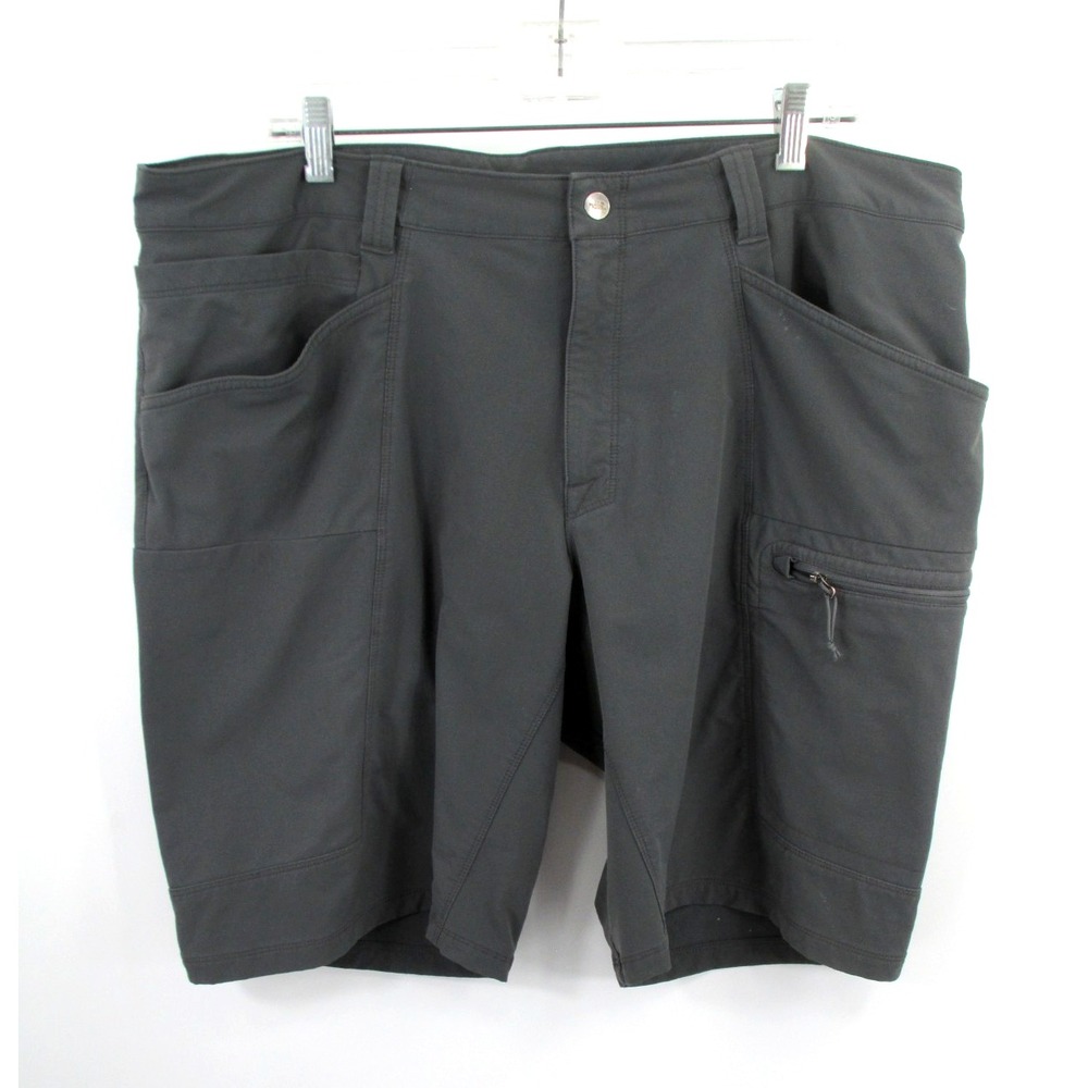 The North Face Mens 40 Gray Nylon Cargo Shorts Hiking Activewear Stretch